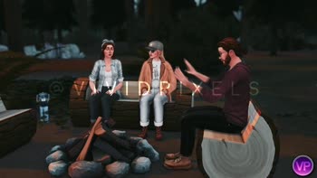 VividPixels' Wicked Whims: Horny Old Dad Seduces Step-Daughter's Friend at Camp in The Sims 4