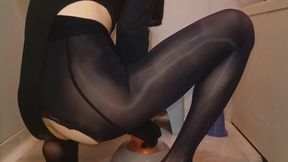 Sissy-Kuroko Huge Dildo
