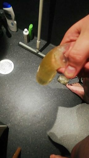 Piss in condom