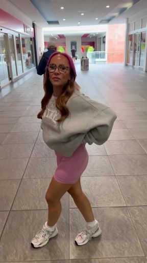 British babe with ankle socks, glasses & big tit nipples - sneaker