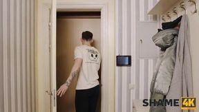 A Sweet Surprise in the Kitchen Leads to an Unexpected Encounter with a Mature Redhead