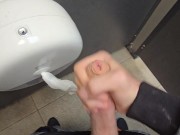 Cheeky Public Toilet Wank