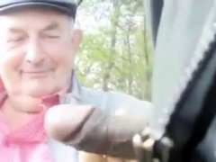 Grandpa in park