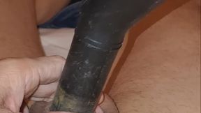 Irresistible urge to masturbate with hotel vacuum cleaner.