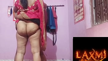 Indian beautiful stepmom get fucked by her young amateur stepson in doggy style real standing in bathroom hardcore doggy style full Hindi audio homemade sex video.