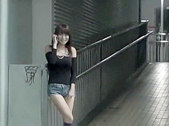 Crazy Japanese model in Exotic Public, MILF JAV clip