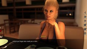 Beautiful Blonde MILF Mistress Sucks Her Amazing Lips Cock Under the Table Dreams of Desire