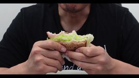 Good Morning Asmr Cum Eating Sandwich