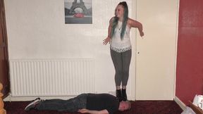 Sophie's Sexy Platform Studded Ankle Boots (4K)