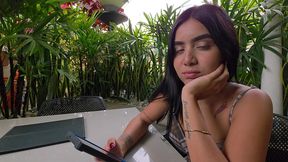 after inviting my friend to lunch, i take her to my house and fuck her.