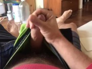 Horny gay bro with uncut cock shoots a huge load. Daily content @ onlyfans/julianwolfgang