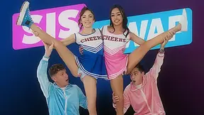 Dani Blu & Jade Kimiko & Rion King & Juan Loco in The Cheerleaders' Plan - SisSwap