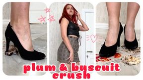 Plum & Biscuit Crush With Heels 4K