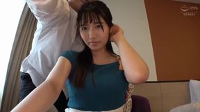 Busty Brunette Amiri&#039;s Hairy Japanese Threesome Debut