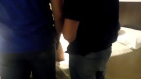 cuckold puts a camera in the closet to see who the woman fucks, it gives him a great surprise, when he sees that he fucks the whole family 4