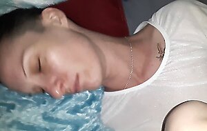 Dreaming wife used as cumdumpster part2