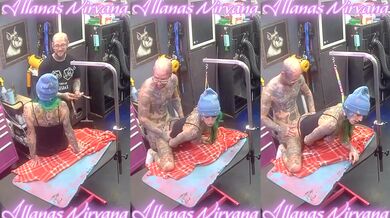 Client paid his debts by fucking me rough in my shop! Don't tell him I'm posting this!!!