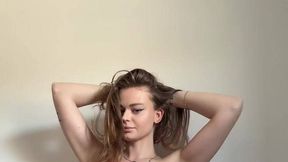 Video uploaded by @AshleyBambi @Showing Boobs and #Brunette #Nude #Small Tits #Sexy hot tube film | Tik.Porn