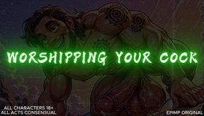 Hot Male Voice Worshipping Cock