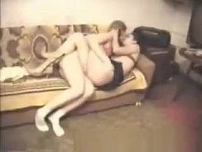 Incredible homemade long hair, thong, russian couple adult video
