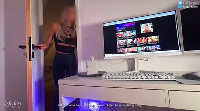 My First Ever Blowjob & Hard Deepthroat with My Stepbro - BabyBeer