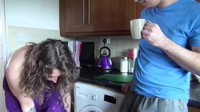 Ava Austen Rammed Hard in The Kitchen by Ricky Stone