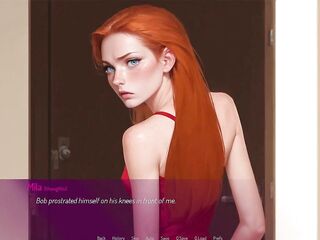 Cheating Wife Having Fun with Her Boyfriend While Talking on the Phone with Her Husband - 3D Hentai Animated Porn - Mila Ai