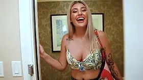 Dad Crush - huge boobed latina step daughter lures her filthy step father and makes him forget her guilt
