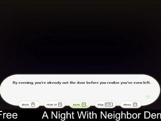 A Night With: Neighbor (Free Steam Demo Game) Visual Novel, 2D, Adult, Erotic, Hentai, NSFW, Romance, Sandbox, game