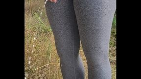 Piss and cum in the forest