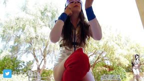 ziva fey - nasa astronaut giantess!