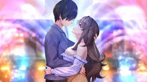 Naughty ninja girl with big tits confesses her love in the park