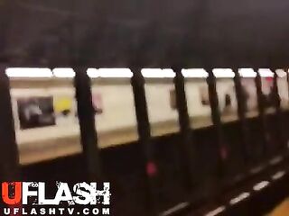 NYC Subway Dickflash