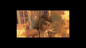 the blissful simmers hot girl masturbates and squirts on couch