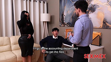 SEXMEX - SHE'S WILLING TO DO WHATEVER IT TAKES TO GET A JOB . Elizabeth Marquez