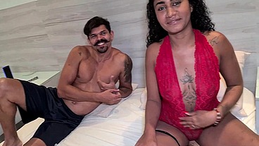 A novinha Myllena Rios matou sua vontade de fuder com AntonyVtt e gozou muito na vara torta