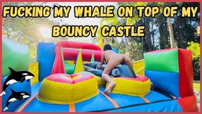 Fucking my whale on top of my bouncy castle + Squirting