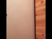 ふたなり私服女子〇生がトイレで気持ちよくオナニーしているところを盗撮！