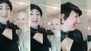 Getting ready for a really fun afternoon shooting customs with pandorablake of Dreams of Spanking! ???