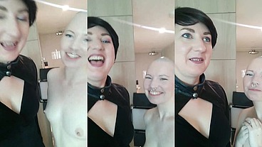 Getting ready for a really fun afternoon shooting customs with pandorablake of Dreams of Spanking! ???