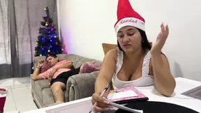 Dear Santa, as a Christmas Gift I Want a Delicious Fuck with My Sexy boyfriend! I Please My girlfriend for Her Wish