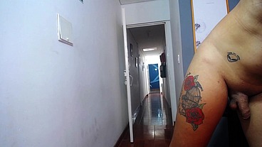 TS Angelique - funny nude jokes and some troubles with a broken cam
