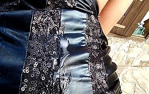 Daniela cora hansson, im wetlook outfit geblasen  von