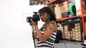 Alluring Black Babe Gets Fucked and Jizzed After Photo