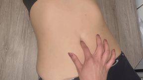 Layla messing with my belly CUSTOM WMV