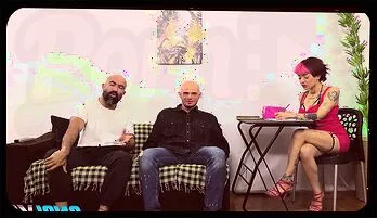 Tattooed Bombshell Maria Gets Rough DP with Two Hung Studs