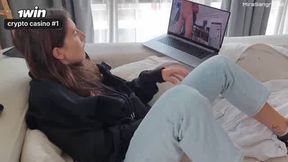 Expelled from institute, stepfather disciplines teenager in XXX!