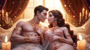 Desi Couple Ki Full Night Passion - Gold Jewelry Mein Sexy Bhabhi Aur Muscular Husband Ka Hot Bedroom Romance