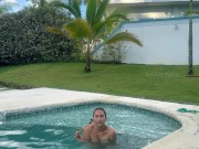 Piscina + Yoga ? Mi primera vez haciéndolo! - Danilisboa