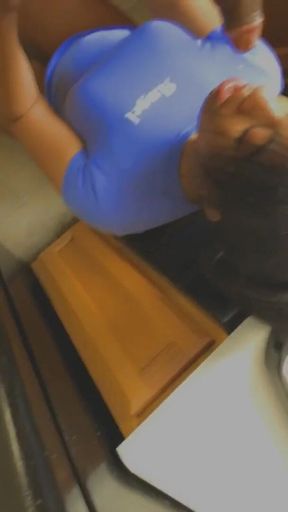 Cutie Girl with Pretty Eyes Take BBC Down Her Wet Throat Sloppy Blowjob